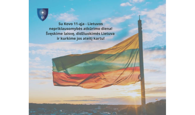 Su Lietuvos nepriklausomybės atkųrimo diena!