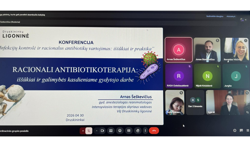 Druskininkų savivaldybės sveikatos centro Koordinacinės grupės posėdis