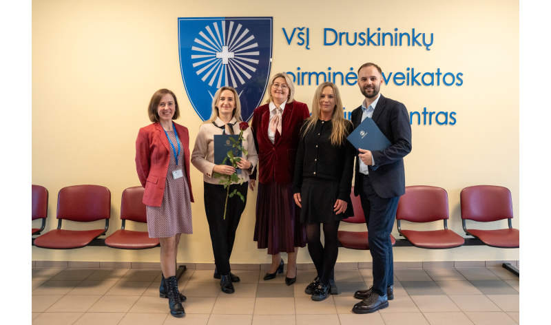 Poliklinikos bendruomenė sulaukė savivaldybės vadovų įvertinimo