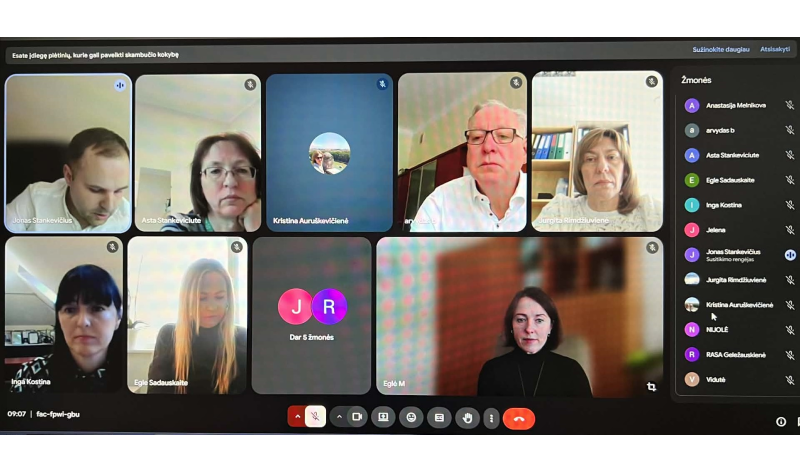 Druskininkų savivaldybės sveikatos centro Koordinacinės grupės posėdis